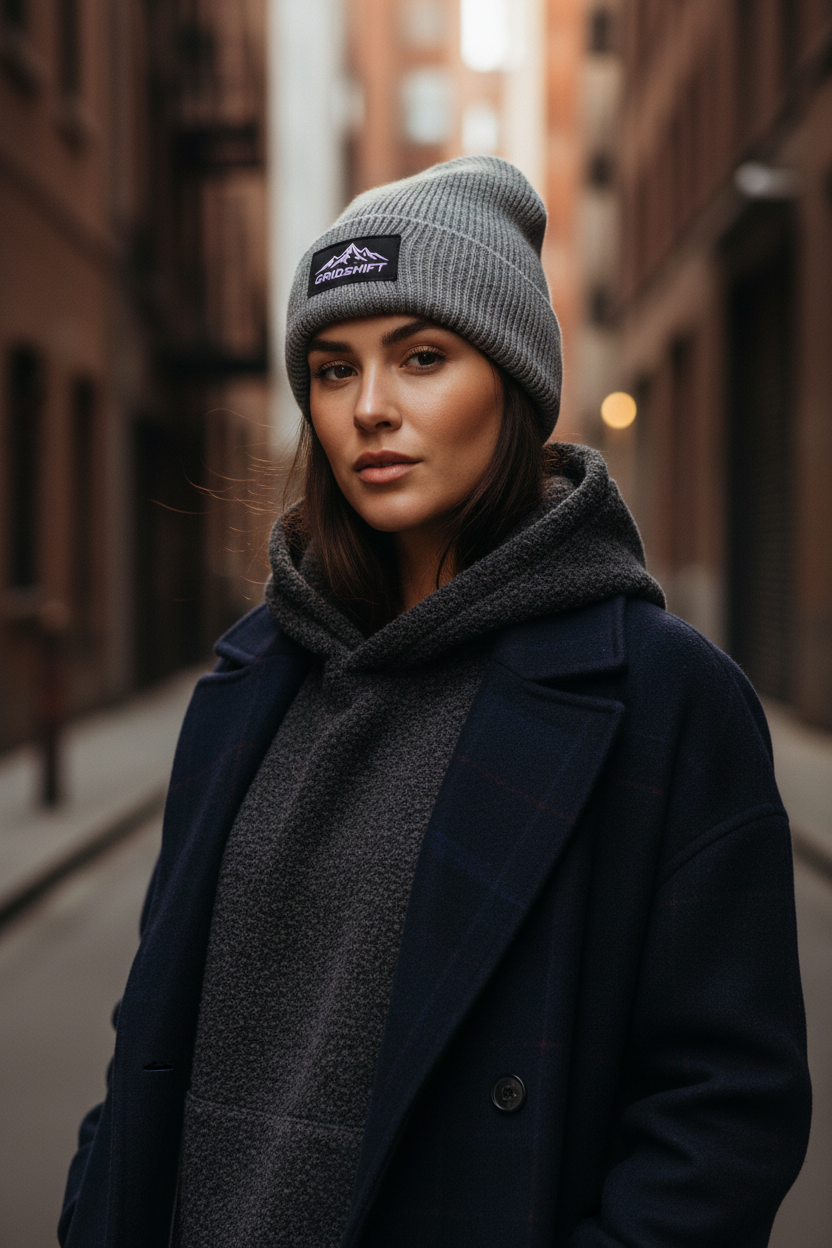 GRIDSHIFT Monogram Beanie