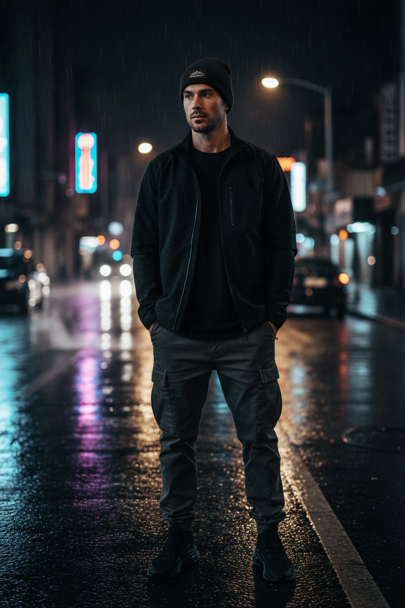 GRIDSHIFT Monogram Beanie