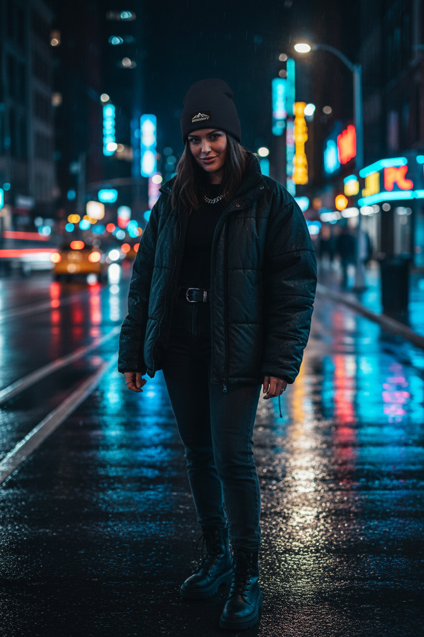 GRIDSHIFT Monogram Beanie