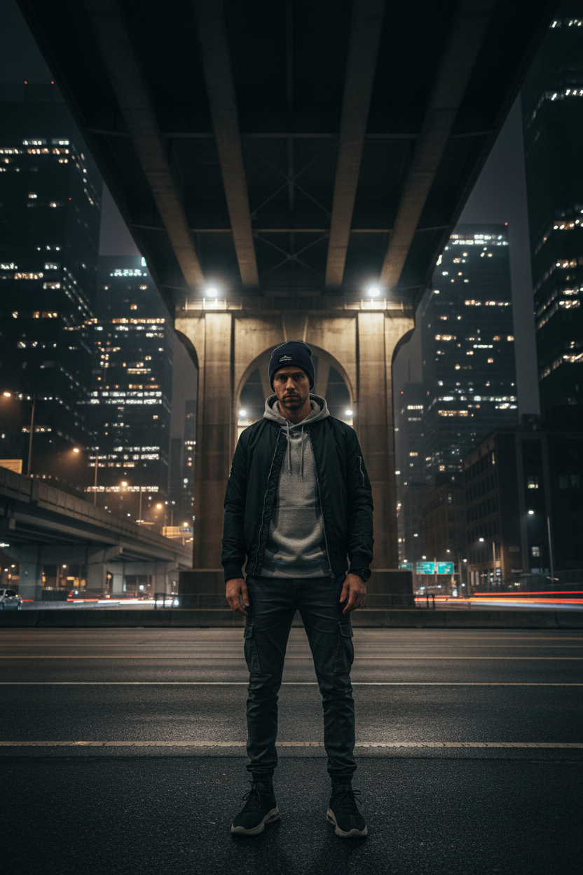 GRIDSHIFT Monogram Beanie