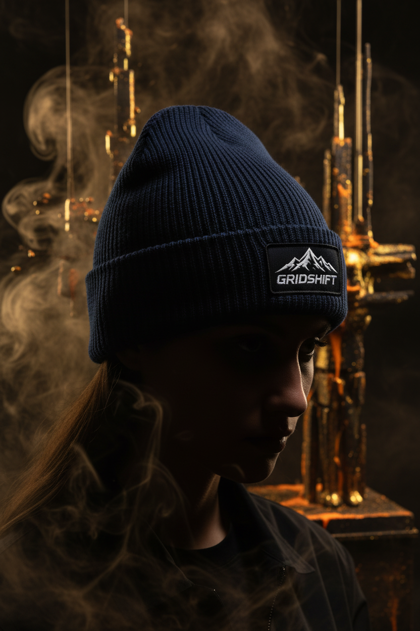GRIDSHIFT Monogram Beanie